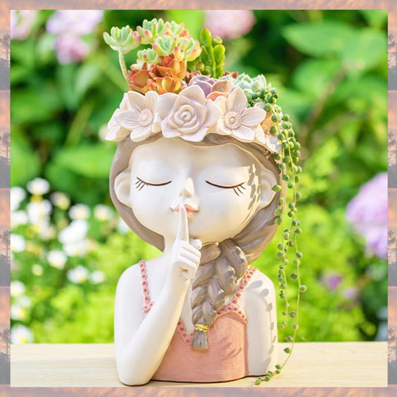 2025 Trend Small Fairy Succulent Plant Pot Kit With Drainage Hole 4 Inch Indoor Cactus Pot Unique Cute Flower Vases Decor Durabl