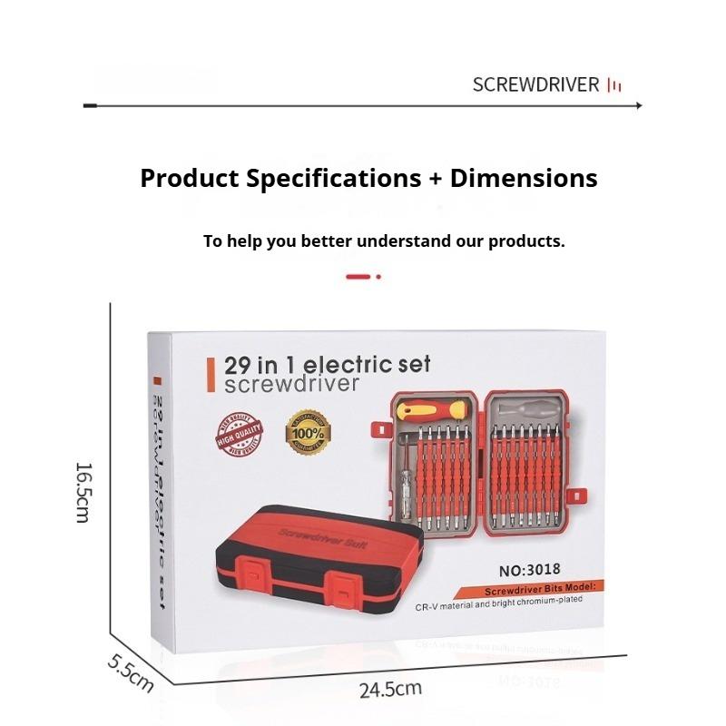 Insulated Screwdriver Set Electrician Repair Screwdriver High Voltage Resistant 29 in 1