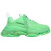 Balenciaga Triple S Кожа крупного рогатого скота Сетка Низкие Кроссовки на массивной подошве Мужские Зеленый 541624W2CF13801