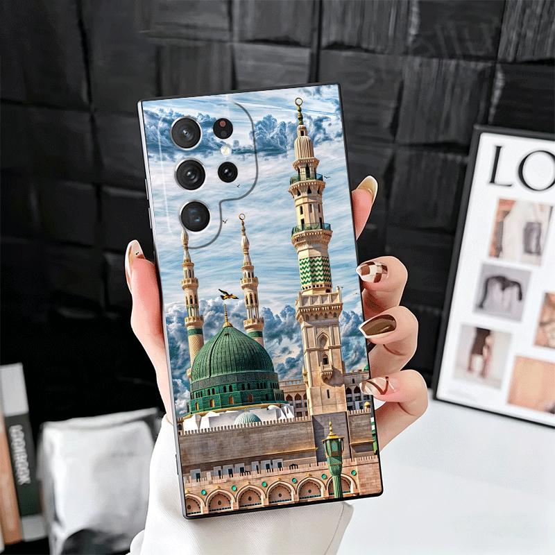 Islam Muslim Mosque Soft Phone Case for Samsung Galaxy S26 S25 Edge S24 Ultra S23 Plus S22 S21 FE S20 Black Cover Back Shell
