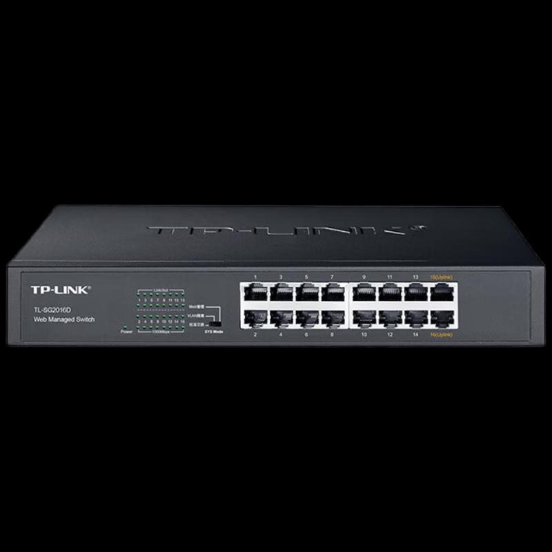 Tp-Link TL-SG2016D 16-портовый гигабитный коммутатор с облачным управлением