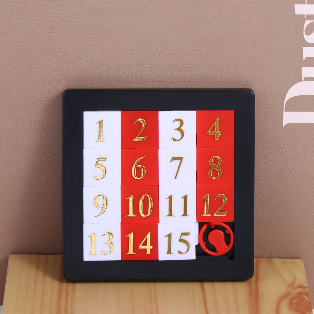 1/5 шт. Игрушка-головоломка «Пятнашки» - Раннее образовательное математическое пластиковое 15 плиток Логическая игра для развития мышления детей