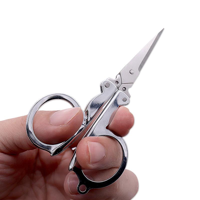 Multifunction Folding Mini Pocket Travel Small Handmade Crafts Sharp Blade Emergency Travel Scissors Thread Tailor Scissors