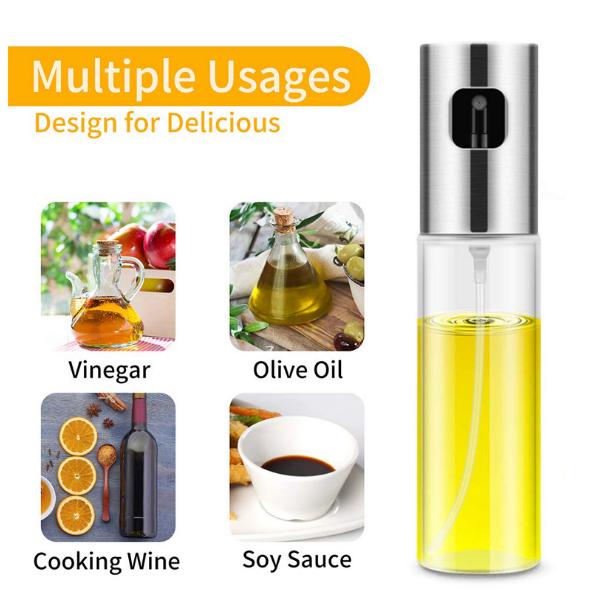 1Pcs Barbecue for Cooking Olive Oil Spray Bottle Oil Vinegar Bottles Canisters Grill Sprayer Tools