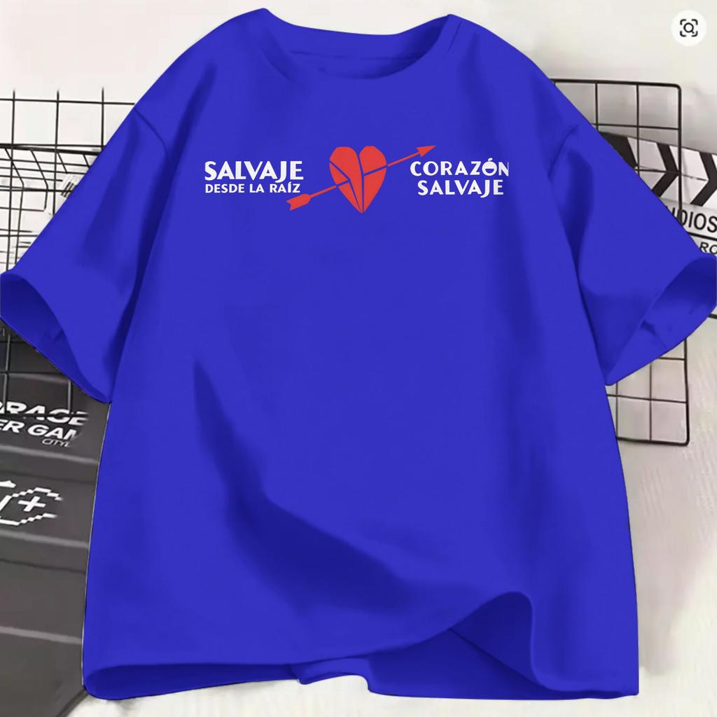 Unisexuel Carrasco 100 Cotton T Shirt For Unisexs Beach 2026 Salvaje Tour Y2k Casual Tshirts Breathable Hipster Tee Shirt Big Size