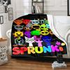 Sprunki Characters Plush Blanket Soft Comfortable All Seasons Perfect Gift Couch Office Nap Outdoor Travel Blanket