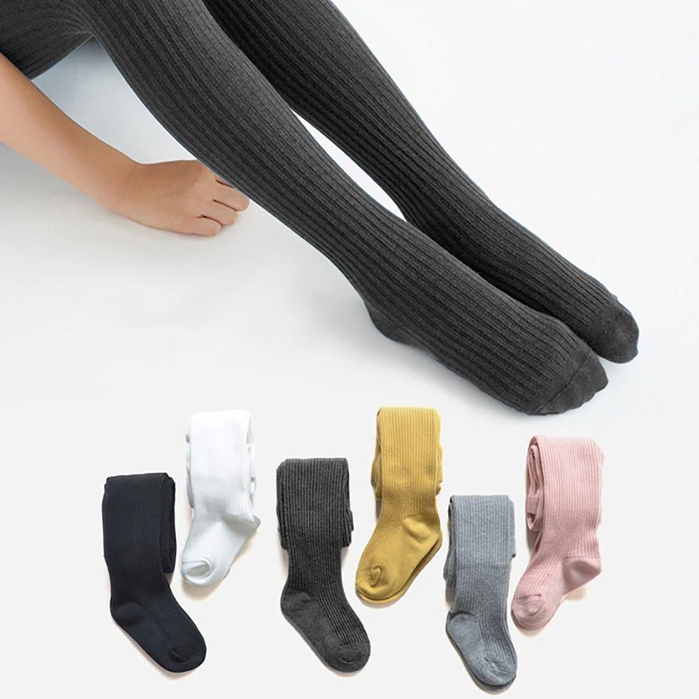 Solid Children Tights Soft Baby Leggings 2023 New Kids Stocking  Spring Autumn