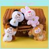 Plush Animal Keychain With Pp Cotton Fill For Bag Decoration And Gifts