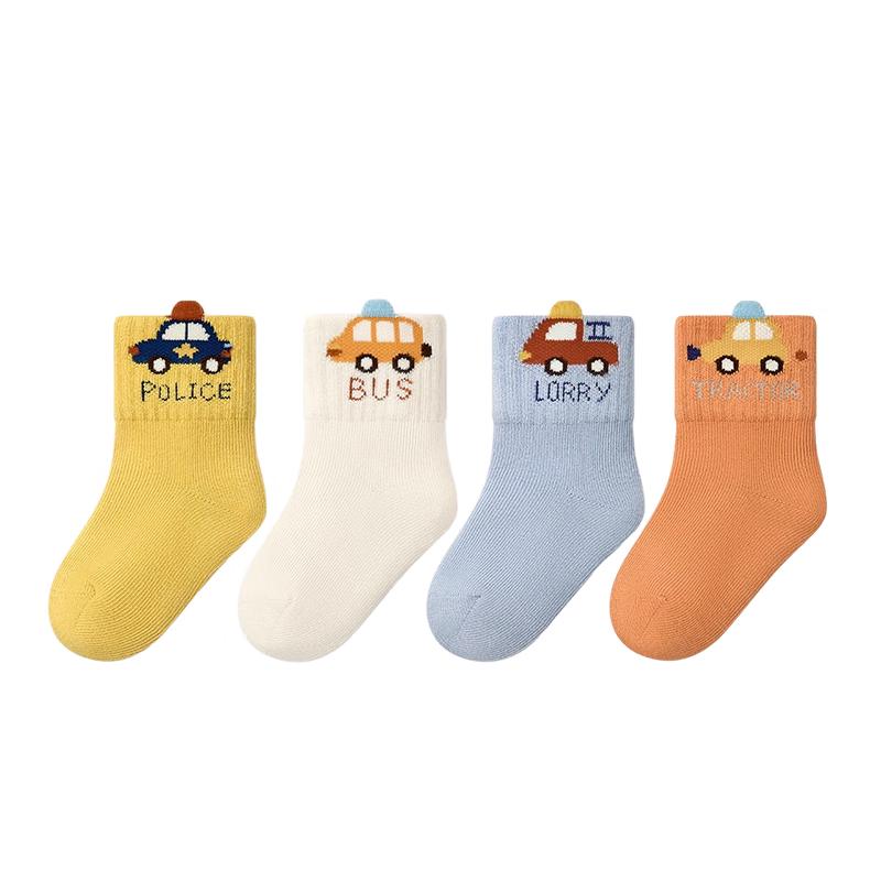 Nido Bear Baby & Kids Cartoon Cotton Socks