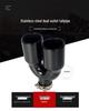 Dual Outlet Stainless Steel Exhaust Pipe - Available In Bright Black and Silver, Compatible with Various Car Models