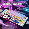 Custom Name Personalized Sailor Moon Pattern Mousepad, Laptop PC Desk Mat, Decorative Desk Mat for Home Keyboard Pad Gift