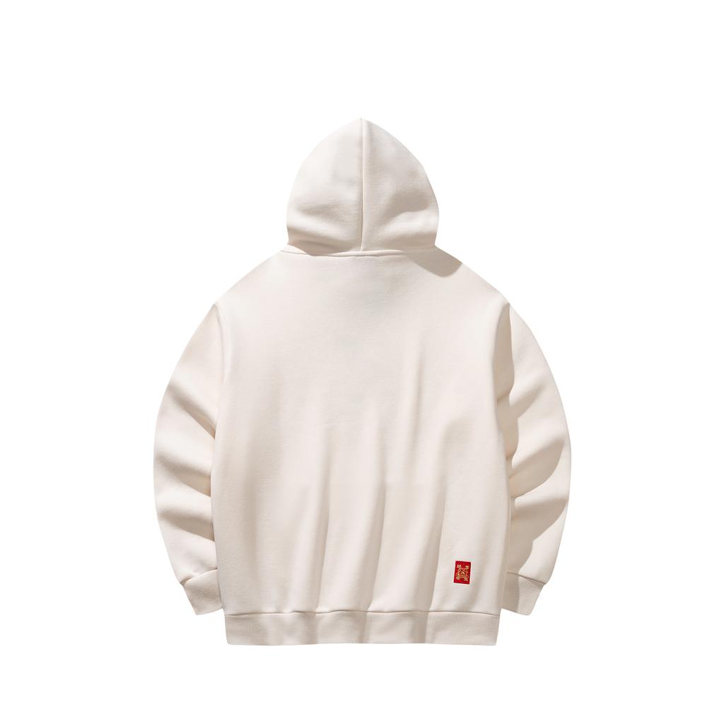 Anta Good Things Will Happen Sweatshirt Men's Milk Salt White 152618707N-2