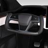 Чехол на руль для руля Tesla Yoke, Чехол на руль автомобиля для аксессуаров Tesla Model S/Model X (черный)