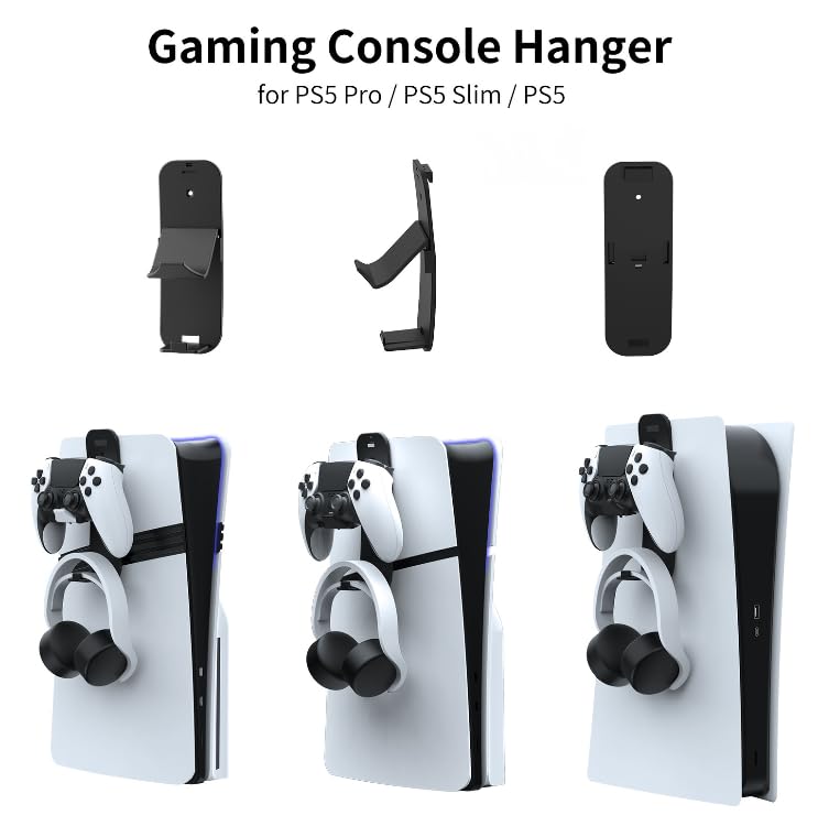 Совместимость с PlayStation 5, подставка с держателем для хранения наушников и гарнитуры, обеспечивающая простоту и устойчивость материала. Ручка для Pro/PS5 slim/PS5, гарнитуры, вешалка,