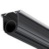 Garage Door Seals Bottom Rubber, U Shape +O Ring Garage Door Bottom Weather Seal with Pre-drilled Aluminum Track Retainer Kit, 16ft 5/16 inch T-ends