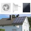 Solar 12V Air Vent for Sash Wall Fan Energy-saving Exhaust Air Blower High Speed