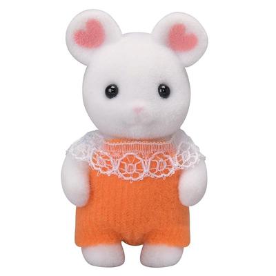 Кукла Sylvanian Families [Малыш Мышонок Маршмеллоу] NE-107 Сертифицировано ST Mark, Возраст 3 года и старше, Игрушечный кукольный домик, Sylvanian Families, Epoch