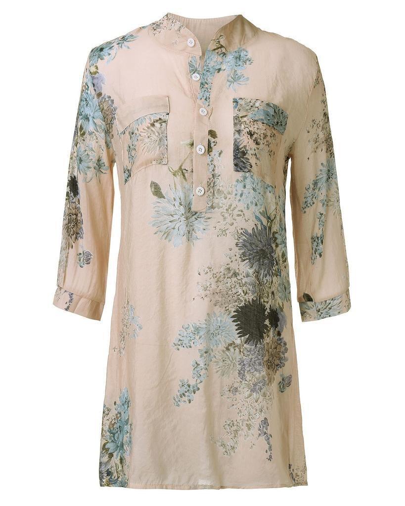 Vintage Women Floral Printed Casual Loose Dress With Timeless Charm For All Occasions