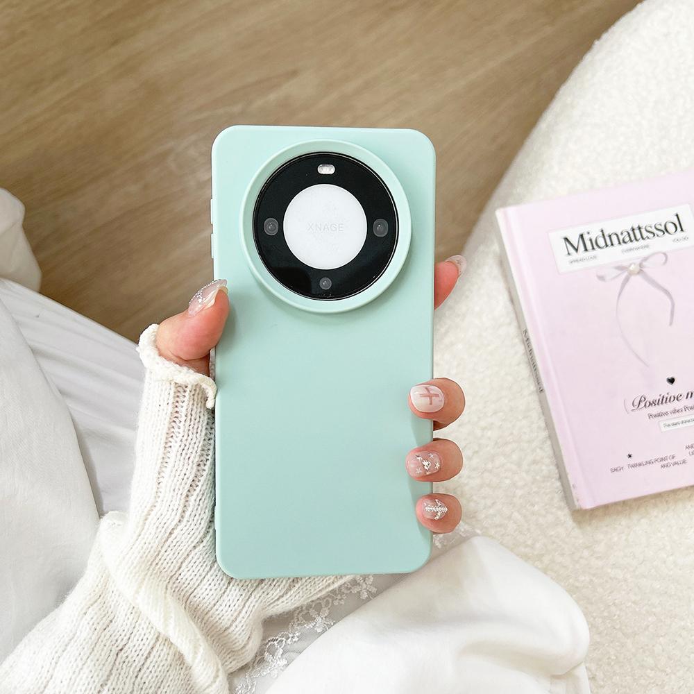 Прекрасный матовый чехол конфетного цвета макарон для Huawei Mate 70 60 50 Pura 80 70 Nova 14 13 12 Pro Plus Pro+ силиконовый мягкий квадратный чехол