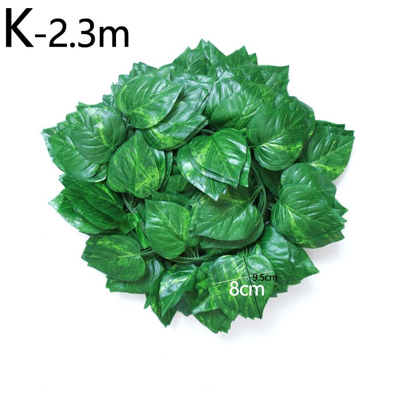 Simulated Vine Vine Vine Decoration Green Leaf Garden Ceiling Decor Climbing Tiger Vine Leaf Green Plant Simulation Plant Home Decor
