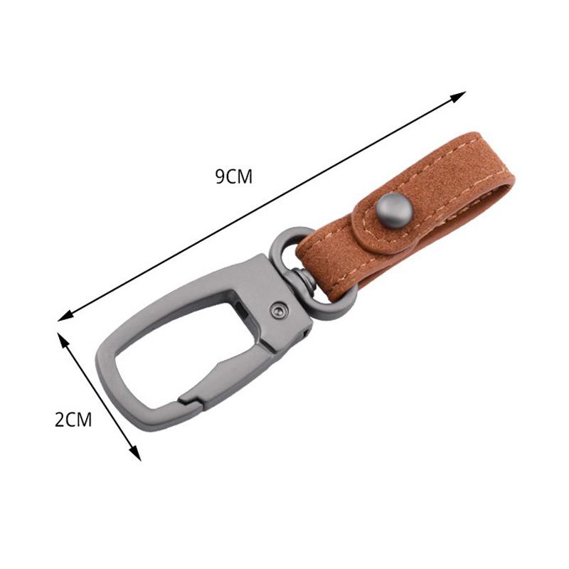 Брелок из кожи ручной работы, брелок для ключей от автомобиля, высококачественные подвески, аксессуары для ключей от автомобиля, мужской брелок с замком на талию