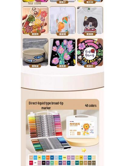 Акриловый маркер Арт Профессиональный - Акриловый маркер-акварель с тонким наконечником