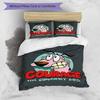 3pcs Courage the Cowardly Dog1 pattern bedding set duvet cover set includes duvet cover &pillowcases, perfect all season bedroom decoration & gift