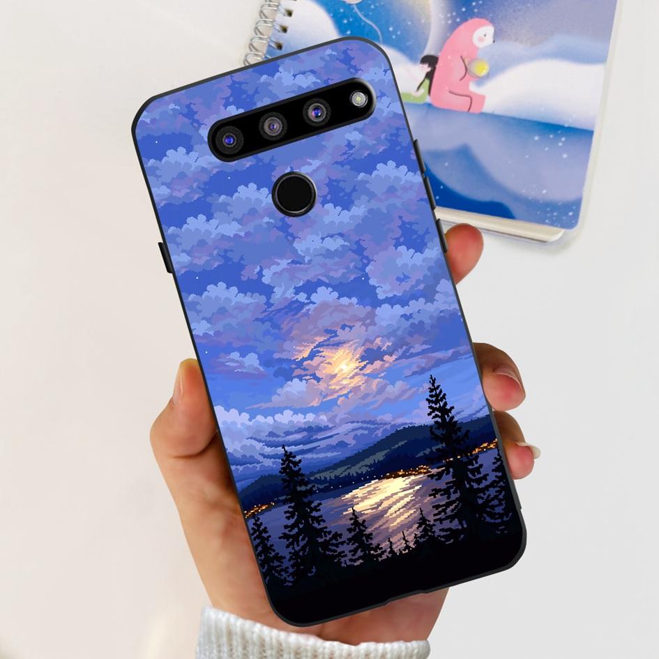 Чехол-крышка для LG V35 ThinQ Для LG V40 V50 V50S ThinQ Ударопрочные силиконовые чехлы Модный Цветочный Мягкий Funda Для LGV50 ThinQ Бампер