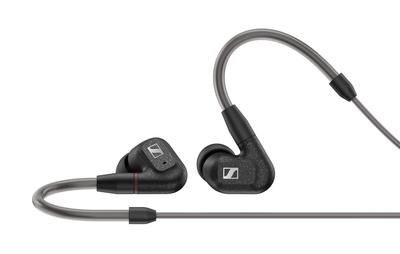 Sennheiser Наушники проводные IE 300 черные динамические канальные аудиофайлы MMCX с высокой звукоизоляцией []