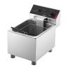 VEVOR Commercial Electric Deep Fryer, 7.5 L Oil Capacity, 2500W Stainless Steel Countertop Fryer with Basket and Lid, Overheat Protection