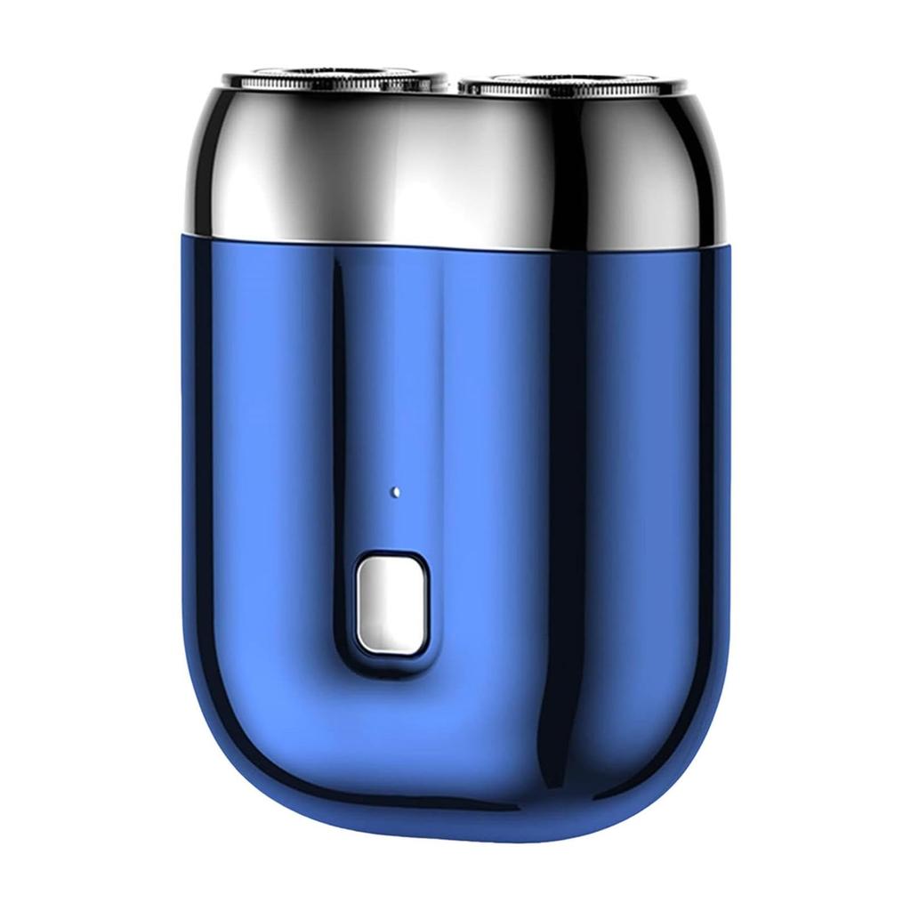 Travel Shaver, Travel Electric Shaver, Rotating Double Head Electric Shaver, Pocket Rotating Electric Shaver, Waterproof Rechargeable Travel For Men