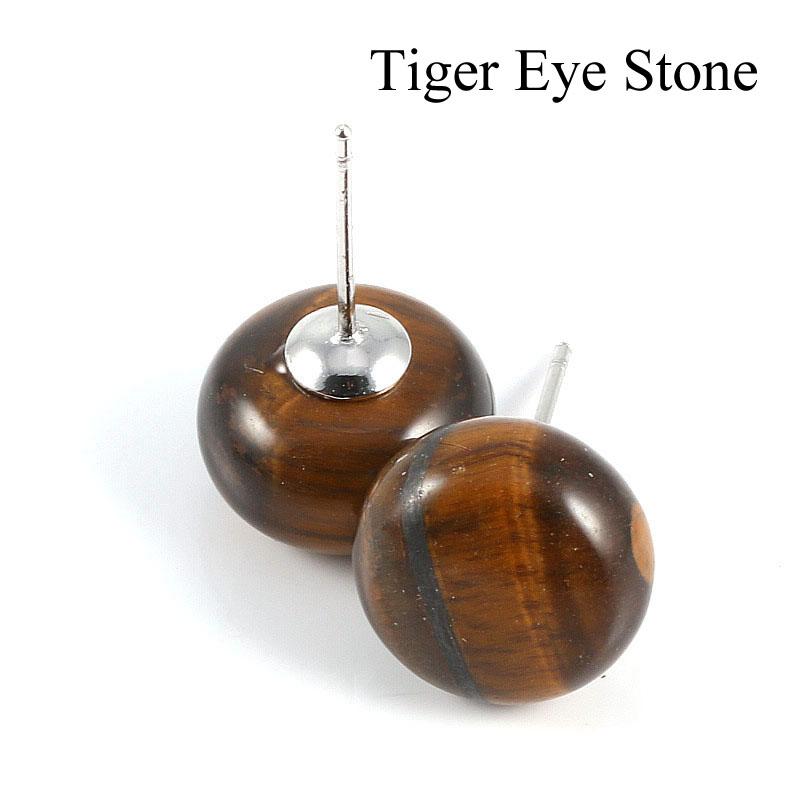 1 пара, серьги с кристаллами для исцеления Рейки, серьги-гвоздики в стиле бохо, плоские круглые серьги-гвоздики с натуральным камнем для женщин, ювелирные изделия для романтической любви, свадебные подарки