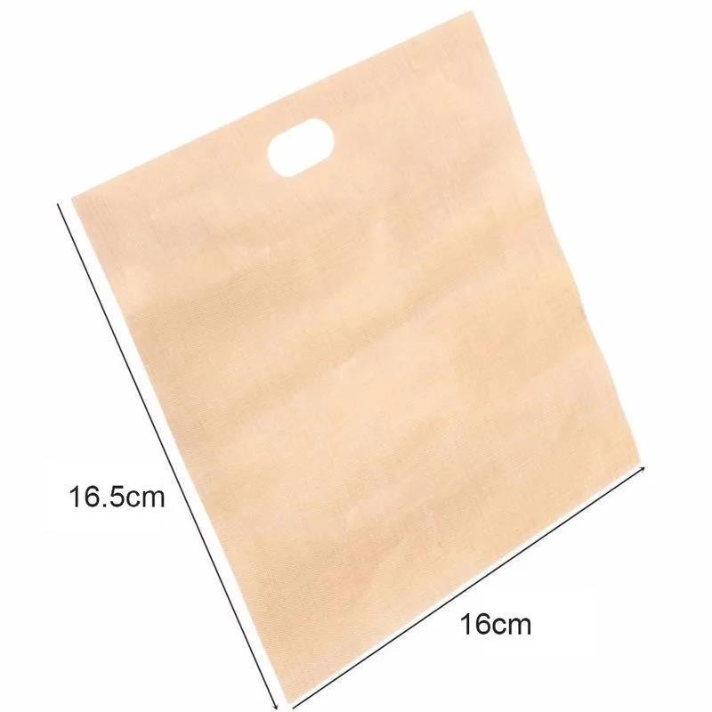 Convenient Reusable Non-stick Baked Toast Bread Bags Toaster Bags for Grilled Cheese Sandwiches Made
