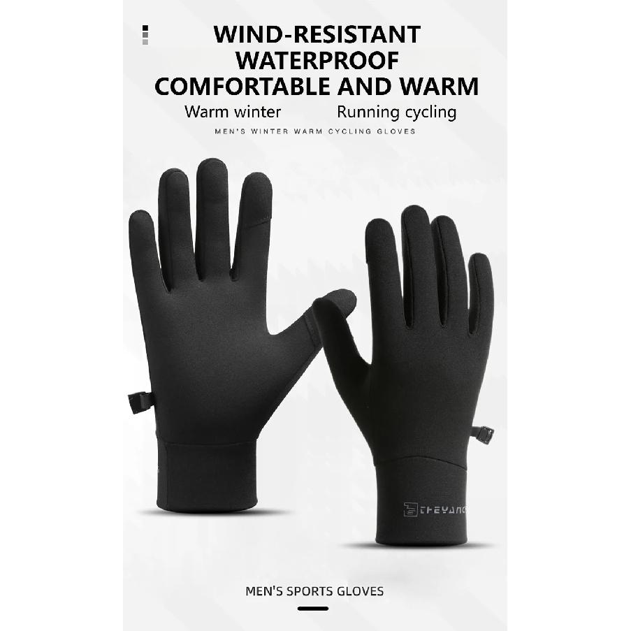 GTUBIKE Cycling Gloves Breathable Anti-Slip Thermal Gloves Touch Screen Winter Driving Hiking Skiing Bike Elastic Warm