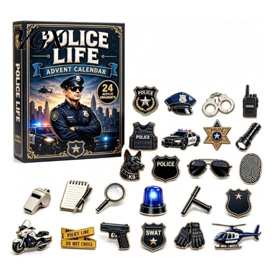 Miniature Hobby Collection 2026 Career Advent Calendar, 24-Day Countdown Box with Mini Occupation Desktop Display Collectible Figures, Community