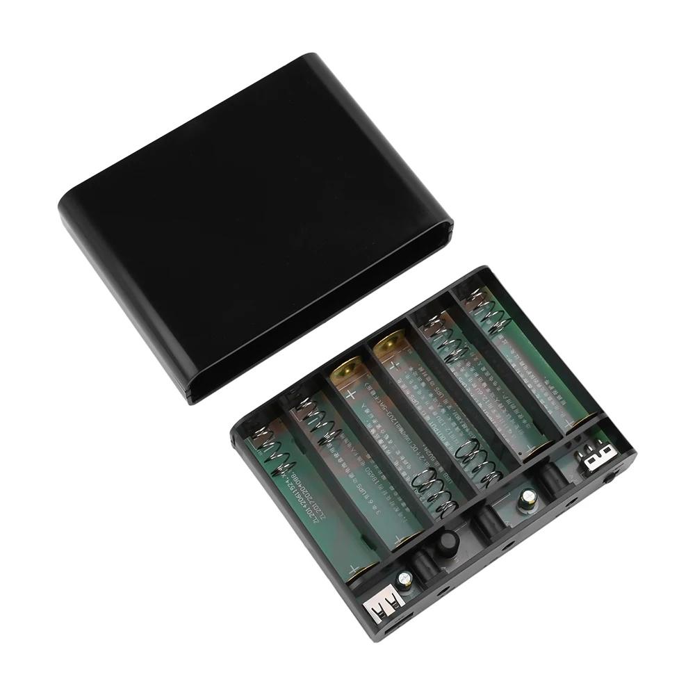 5V 9V 12V Выход 6x18650 Аккумулятор ИБП Источник Бесперебойного Питания DIY Корпус Power Bank для Домашнего Роутера Мобильного Телефона Планшета Модема