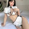 Забавное нижнее белье, сексуальные пижамы, женские винтажные Cheongsam в стиле сплит, униформа, костюм Hot Passion