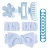 Wash Face Wrist Strap 16Pcs Face Washing Tools Skin Care Hair Grip Hair Rope  Lady