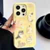Для мобильного телефона iPhone Защитный чехол для мобильного телефона Apple Защитный чехол Однотонный Прозрачный Маленький Свежий Ins Новый Стиль