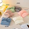 Washed Cotton Solid Color Non-Slip Fitted Sheet (Single) Dustproof Mattress Protector