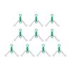 10/20Pcs 8 Shaped Rings Contactor Fishing Line Bifurcation Swivels Subline Splitter Anti Entanglements Fishing Tackle