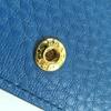 Pristine PRADA Bifold Wallet cobalt leather Women 1MV204 Used