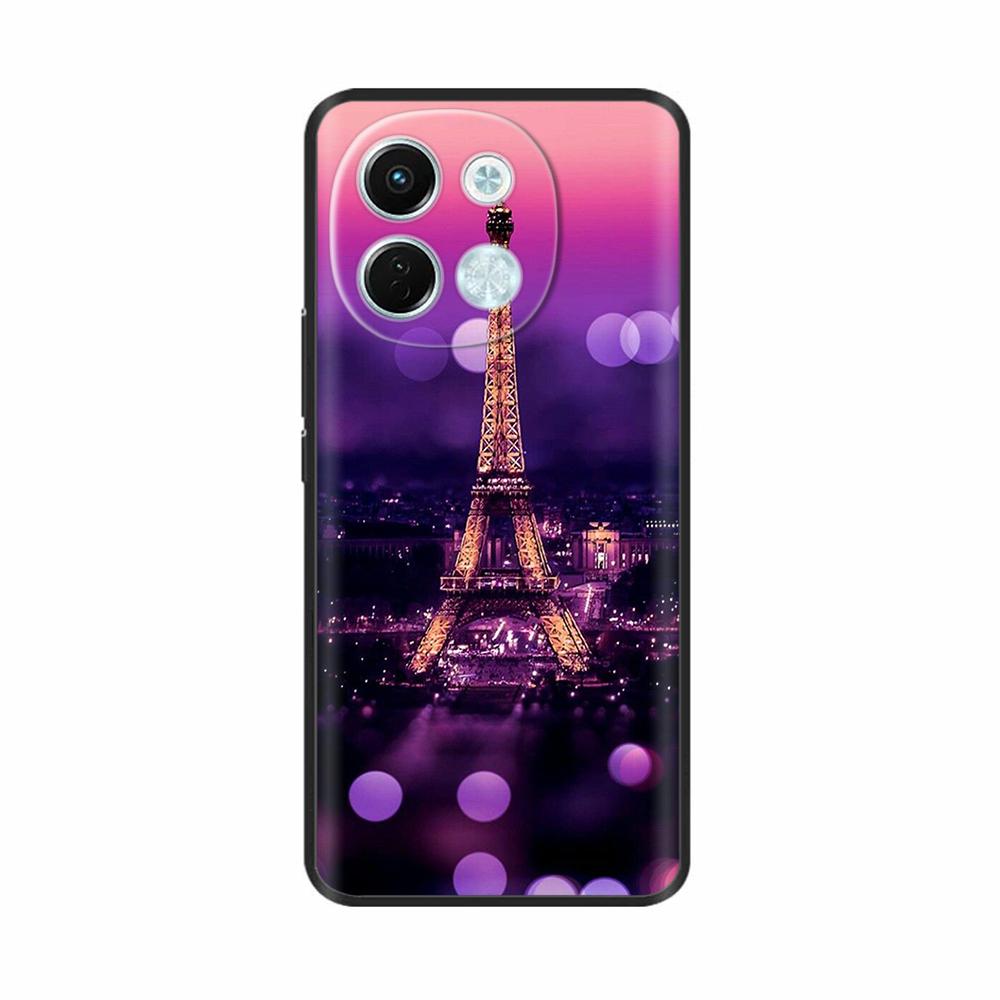 Чехол для телефона для Tecno Pova 6 Neo 5G Чехол-накладка Мягкий Черный Силиконовый Бампер для Tecno Spark 30 5G Чехол Coque Spark30 Fundas Para