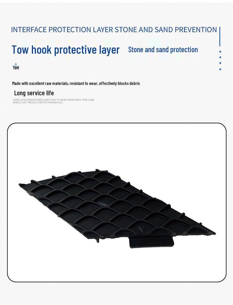 Mercedes-Benz W166 GL/ML GLE GLS Rear Bumper Tow Hook Cover & Fog Light Frame Mount