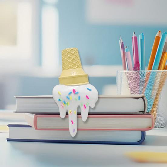 Фигурка тающего мороженого, падающая на землю, вафельный рожок, смоляная статуэтка, скульптура, для дома, офиса, рабочего стола