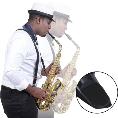 Aquafix Mouthpiece Pads, 32-Pack, 0.8mm Black, for Saxophone and Clarinet, Protective, Deformation-Resistant, and Easy To Use (Round Shape)