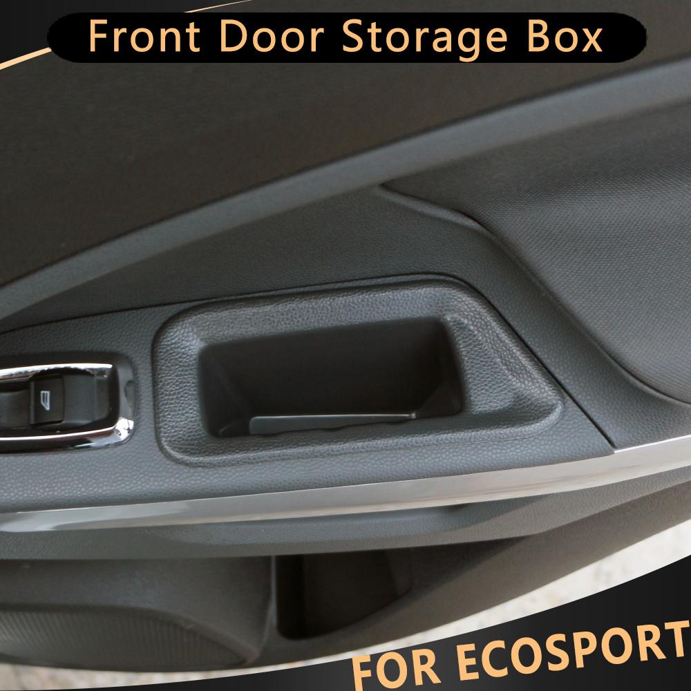 Для Ford Ecosport 2013-2 шт., ящик для хранения передней двери автомобиля из АБС-пластика, чехол, органайзер для хранения контейнеров, интерьер