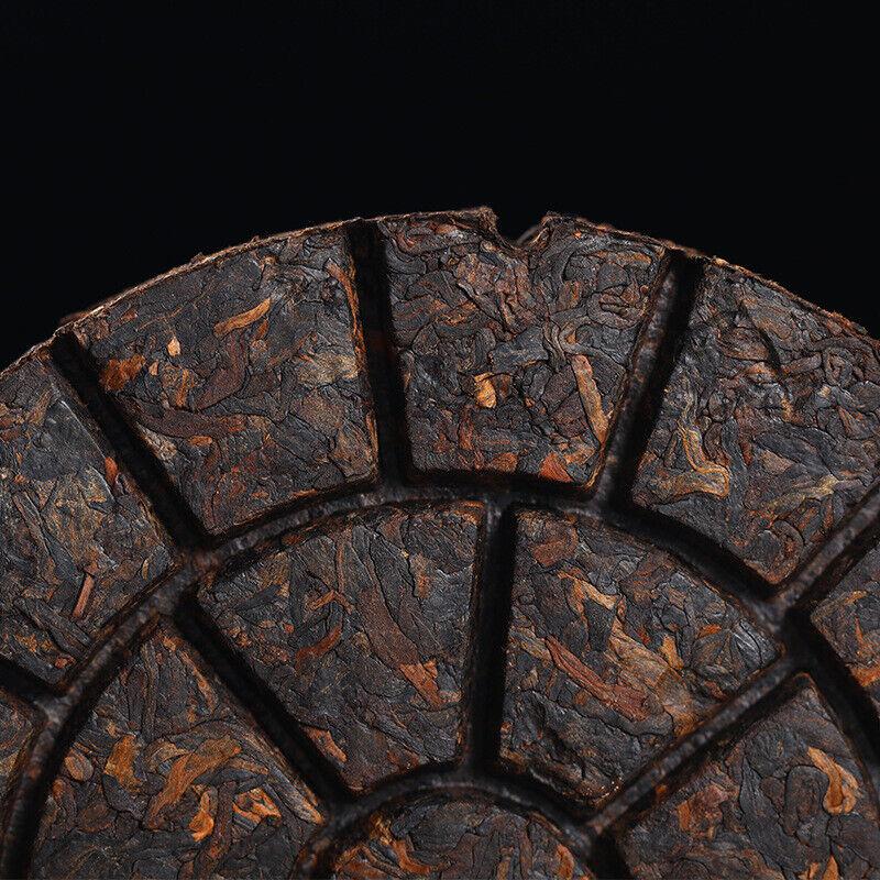 Premium Yunnan Menghai Brown Mountain Ripe Tea Puerh Cake 200g Qizi Tea Cakes