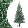 VidaXL Artificial Christmas Tree with Flocked Snow Green 240 Cm 357776