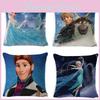 Snow The Frozen Queen Cartoon Cushion Cover Linen Material Cozy Home Spaces